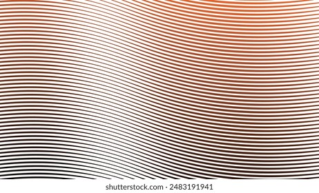 Fondo de línea abstracto naranja para el fondo o el Fondo de pantalla