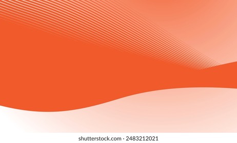Fondo de línea abstracto naranja para el fondo o el Fondo de pantalla