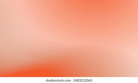 Fondo de línea abstracto naranja para el fondo o el Fondo de pantalla