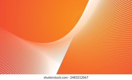 Fondo de línea abstracto naranja para el fondo o el Fondo de pantalla