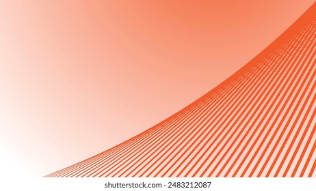 Fondo de línea abstracto naranja para el fondo o el Fondo de pantalla