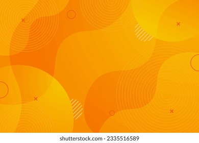 Fondo ondulado líquido abstracto anaranjado