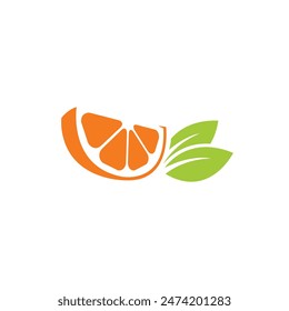 orange abstract logo modern style