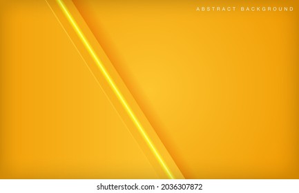 Fondo geométrico mínimo y abstracto de color naranja con una decoración luminosa.
