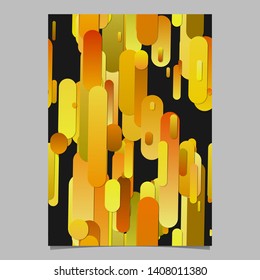 Orange abstract modern gradient stripe pattern card background template design