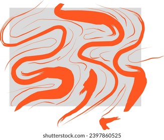 The orange abstract is really cool