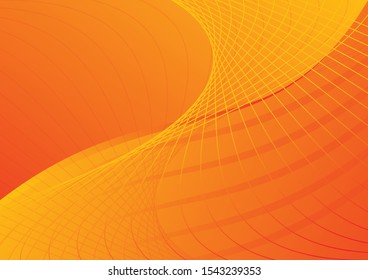 orange abstract smooth background vector template