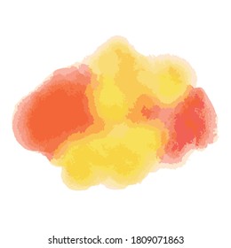 fondo de color de salpicadura abstracto naranja