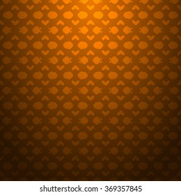 Orange abstract striped textured geometric pattern