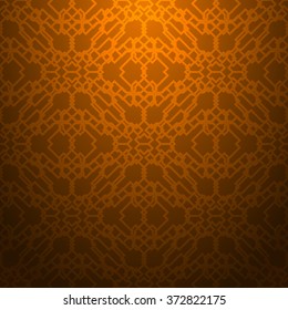 Orange abstract striped textured geometric pattern