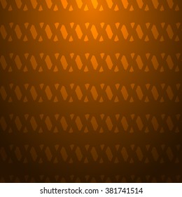 Orange abstract striped textured geometric pattern