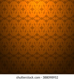 Orange abstract striped textured geometric pattern