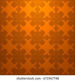 Orange abstract striped textured geometric pattern