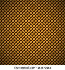 Orange abstract technology background with seamless square perforated pattern for web sites, user interfaces (UI), applications (apps) and business presentations. Vector illustration.