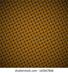 Orange abstract technology background with seamless cross perforated pattern for web sites, user interfaces (UI), applications (apps) and business presentations. Vector illustration.