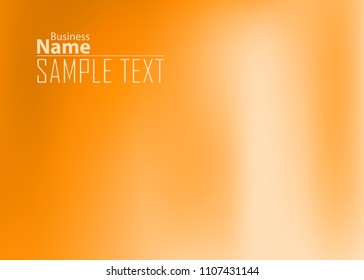 Orange abstract template. Orange Background with waves and reflections. Business background, silver, illustration. Illustration of Orange abstract background. Summer sun element, card, banner. 