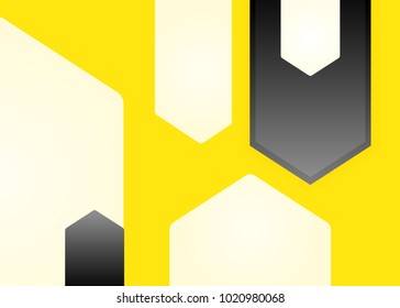 Orange abstract template for card or banner. Metal Background with waves and reflections. Business background, silver, illustration. Illustration of abstract background with a metallic element