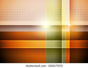 Orange abstract template for card or banner. Metal Background with waves and reflections. Business background, silver, illustration. Illustration of abstract background with a metallic element