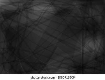 Orange abstract template for card or banner. Metal Background with waves and reflections. Business background, silver, illustration. Illustration of abstract background with a metallic element