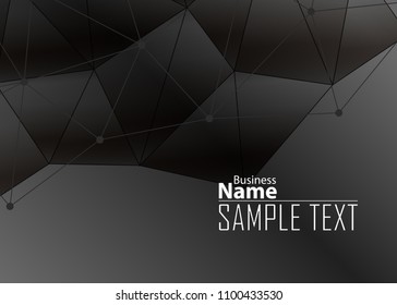 Orange abstract template for card or banner. Metal Background with waves and reflections. Business background, silver, illustration. Illustration of abstract background with a metallic element
