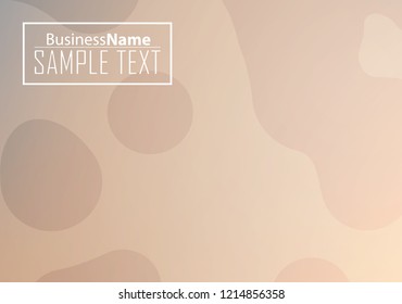 Orange abstract template for card or banner. Metal Background with waves and reflections. Business background, silver, illustration. Illustration of abstract background with a metallic element