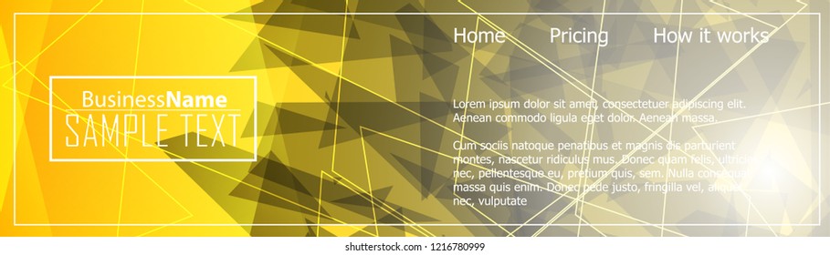 Orange abstract template for card or banner. Metal Background with waves and reflections. Business background, silver, illustration. Illustration of abstract background with a metallic element