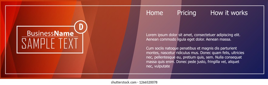 Orange abstract template for card or banner. Metal Background with waves and reflections. Business background, silver, illustration. Illustration of abstract background with a metallic element