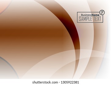 Orange abstract template for card or banner. Metal Background with waves and reflections. Business background, silver, illustration. Illustration of abstract background with a metallic element