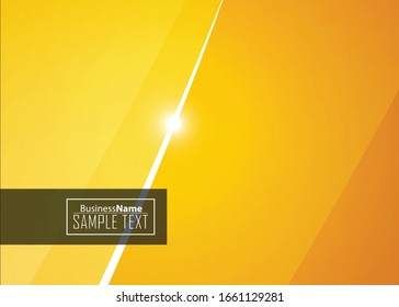 Plantilla abstracta naranja para tarjeta o banner. Fondo metálico con ondas y reflejos. Antecedentes empresariales, plata, ilustración. Ilustración de fondo abstracto con un elemento metálico