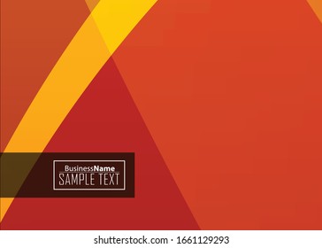Plantilla abstracta naranja para tarjeta o banner. Fondo metálico con ondas y reflejos. Antecedentes empresariales, plata, ilustración. Ilustración de fondo abstracto con un elemento metálico