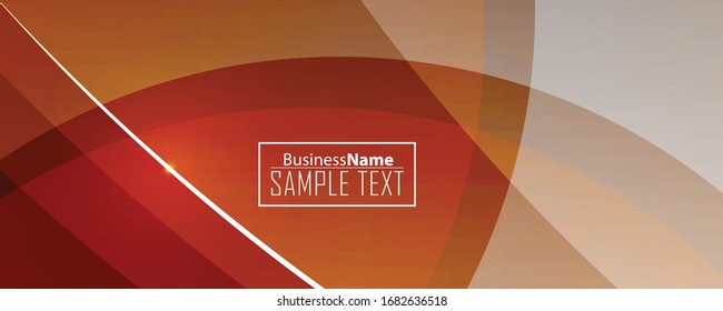 Orange abstract template for card or banner. Metal Background with waves and reflections. Business background, silver, illustration. Illustration of abstract background with a metallic element