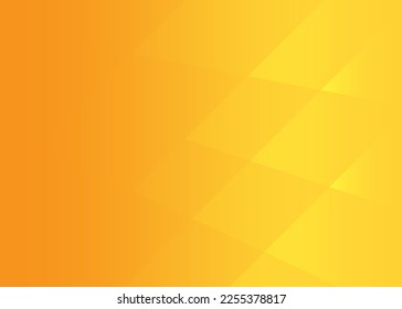 Orange abstract template for card or banner. Metal Background with waves and reflections