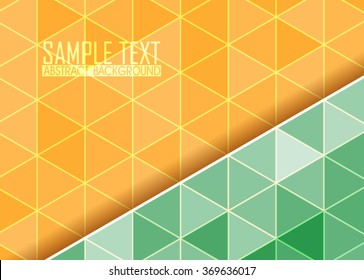 Orange abstract template for card or banner. Metal Background with waves and reflections. Business background, silver, illustration. Illustration of abstract background with a metallic element
