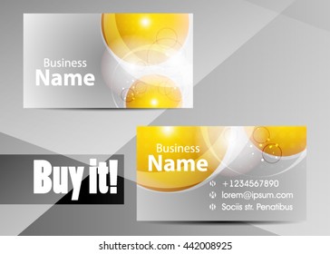 Orange abstract template for card or banner. Metal Background with waves and reflections. Business background, silver, illustration. Illustration of abstract background with a metallic element