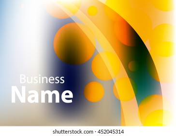 Orange abstract template for card or banner. Metal Background with waves and reflections. Business background, silver, illustration. Illustration of abstract background with a metallic element
