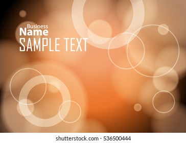 Orange abstract template for card or banner. Metal Background with waves and reflections. Business background, Illustration of abstract background with a metallic element