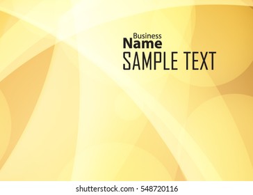 Orange abstract template for card or banner. Metal Background with waves and reflections. Business background, silver, illustration. Illustration of abstract background with a metallic element
