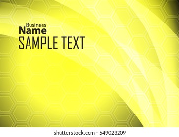 Orange abstract template for card or banner. Metal Background with waves and reflections. Business background, Illustration of abstract background with a metallic element