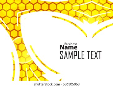 Orange abstract template for card or banner. Metal Background with waves and reflections. Business background. Illustration of abstract background with a metallic element