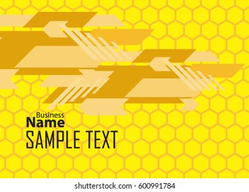Orange abstract template for card or banner. Metal Background with waves and reflections. Business background, silver, illustration. Illustration of abstract background with a metallic element