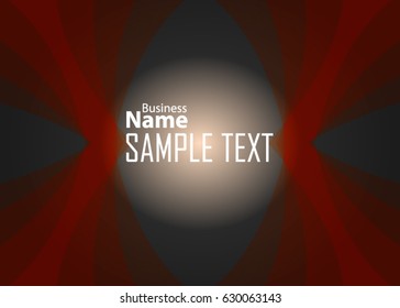 Orange abstract template for card or banner. Metal Background with waves and reflections. Business background, silver, illustration. Illustration of abstract background with a metallic element
