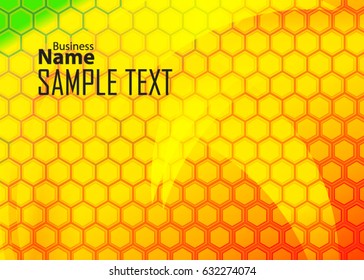 Orange abstract template for card or banner. Metal Background with waves and reflections. Business background, silver, illustration. Illustration of abstract background with a metallic element