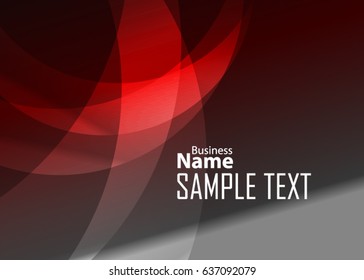 Orange abstract template for card or banner. Metal Background with waves and reflections. Business background, silver, illustration. Illustration of abstract background with a metallic element