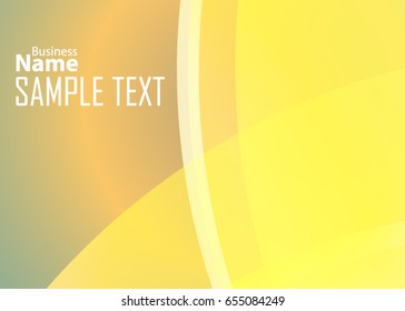 Orange abstract template for card or banner. Metal Background with waves and reflections. Business background, silver, illustration. Illustration of abstract background with a metallic element