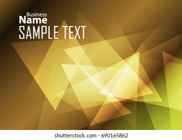 Orange abstract template for card or banner. Metal Background with waves and reflections. Business background, silver, illustration. Illustration of abstract background with a metallic element