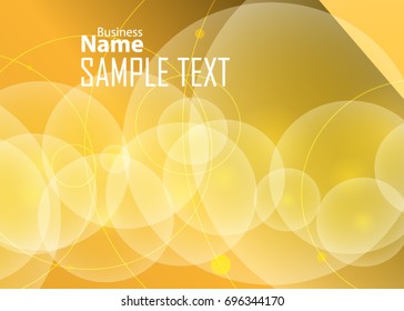 Orange abstract template for card or banner. Metal Background with waves and reflections. Business background, silver, illustration. Illustration of abstract background with a metallic element