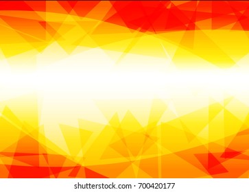 Orange abstract template for card or banner. Metal Background with waves and reflections. Business background, silver, illustration. Illustration of abstract background with a metallic element