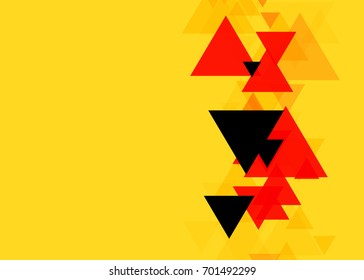 Orange abstract template for card or banner. Metal Background with waves and reflections. Business background, silver, illustration. Illustration of abstract background with a metallic element