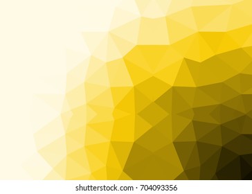 Orange abstract template for card or banner. Metal Background with waves and reflections. Business background, silver, illustration. Illustration of abstract background with a metallic element