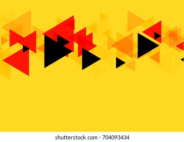 Orange abstract template for card or banner. Metal Background with waves and reflections. Business background, silver, illustration. Illustration of abstract background with a metallic element